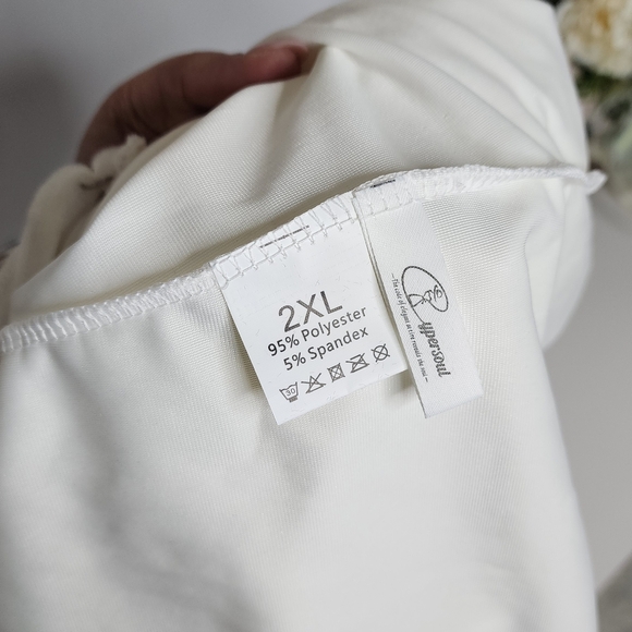 NEW‼️CyperSoul Spaghetti Strap Bodycon Ruched Wrap Velvet Dress 2XL - Picture 10 of 10